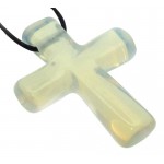 Opalite Gemstone Cross Pendant